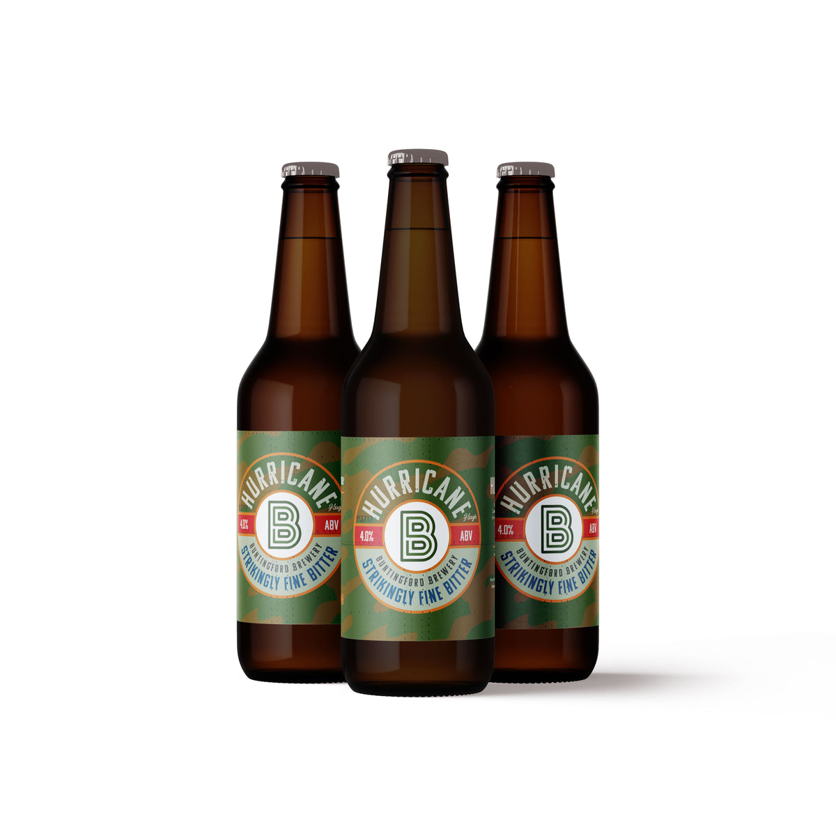 Hurricane Bottled Beer 12 Bottle Case Buntingford Brewery